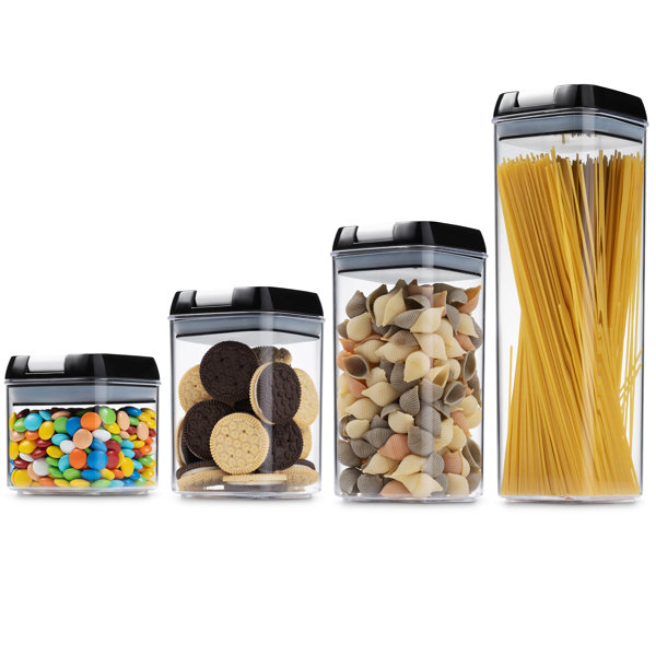 Airtight 7 Piece Food Canister Set in Clear main image 0
